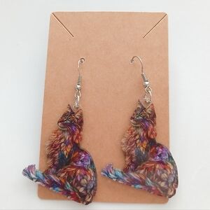 Colorful Cat Earrings